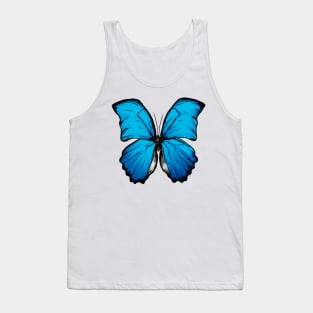 Butterflies Blue 1 Tank Top